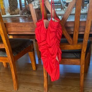 J. Crew Vibrant Red Swimsuit